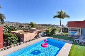 Villa Vista Salobre | Luxury Retreat in Gran Canaria | Private Outdoor Heatable Pool | BBQ Facilities | Shaded Outdoor Dining Area | Salobre Golf Resort